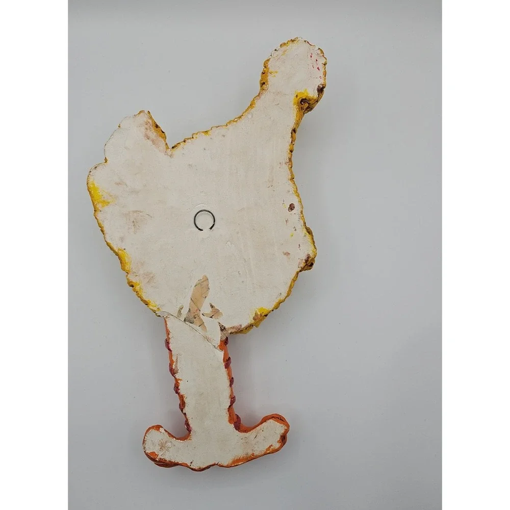 Vintage Sesame Street Big Bird Plaster Wall Hanging Plaque Muppet